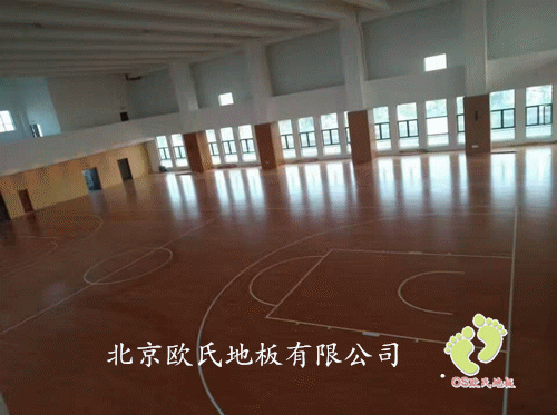 江蘇泰州雙河初中楓木運動木地板 江蘇泰州雙河初中楓木運動木地板