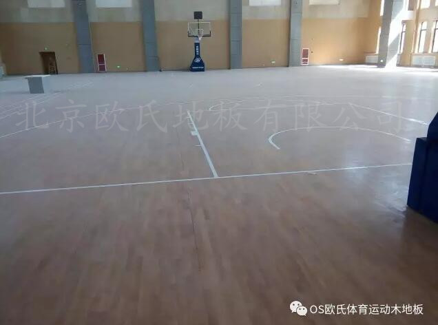 淄博市桓臺縣城南學(xué)校體育館木地板案例圖3 淄博市桓臺縣城南學(xué)校體育館木地板案例圖3