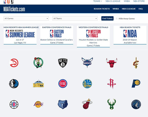如何購(gòu)買NBA球賽的門票
