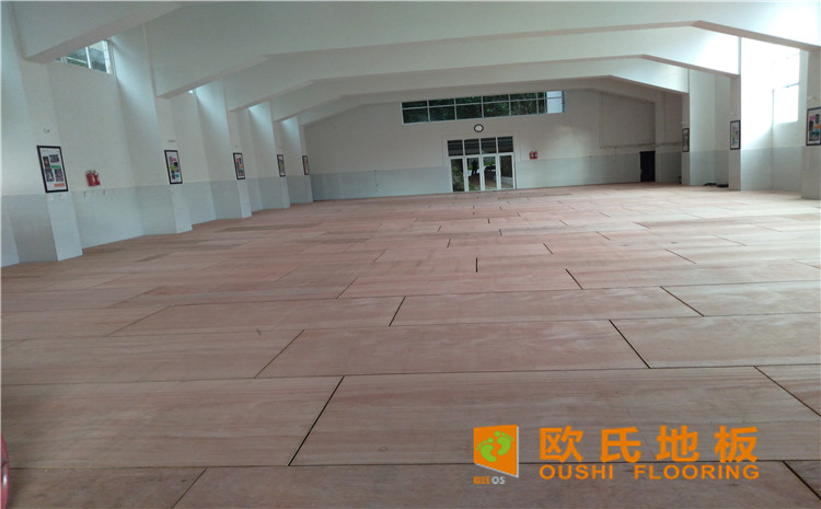 云南省紅河州個(gè)舊市綠春小學(xué)體育館木地板案例-歐氏運(yùn)動(dòng)木地板