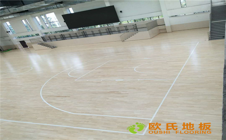 贛州市寧都縣城關(guān)小學(xué)九章路校區(qū)體育館木地板-歐氏運(yùn)動(dòng)木地板