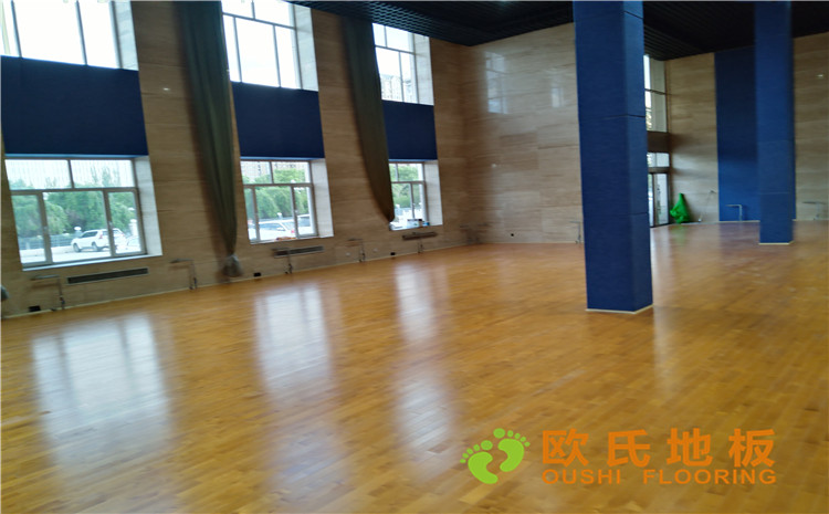 內(nèi)蒙古赤峰市**稅務(wù)總局職工活動(dòng)中心木地板案例-歐氏運(yùn)動(dòng)木地板