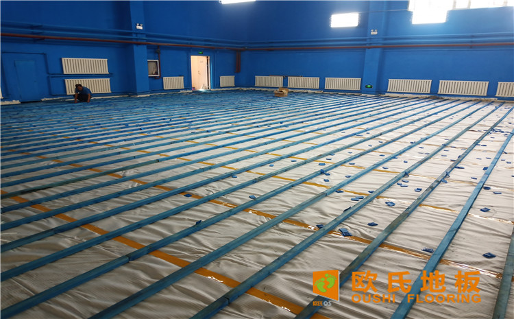 烏魯木齊北京北路東風(fēng)花苑小區(qū)個人羽毛球館木地板項(xiàng)目-歐氏運(yùn)動木地板