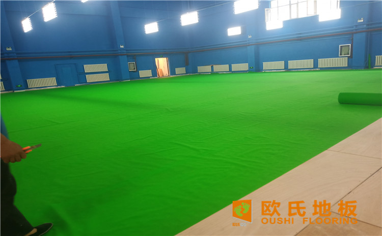 烏魯木齊北京北路東風(fēng)花苑小區(qū)個人羽毛球館木地板項(xiàng)目-歐氏運(yùn)動木地板